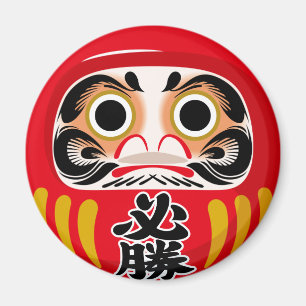 Daruma doll (traditional Japanese good luck charm) Magnet
