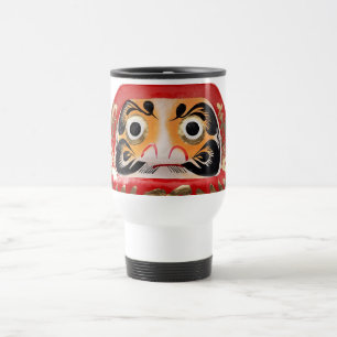 Daruma doll travel mug
