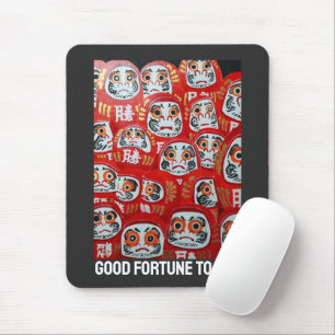Daruma Dolls Painting by Alfred Fox Mouse Pad