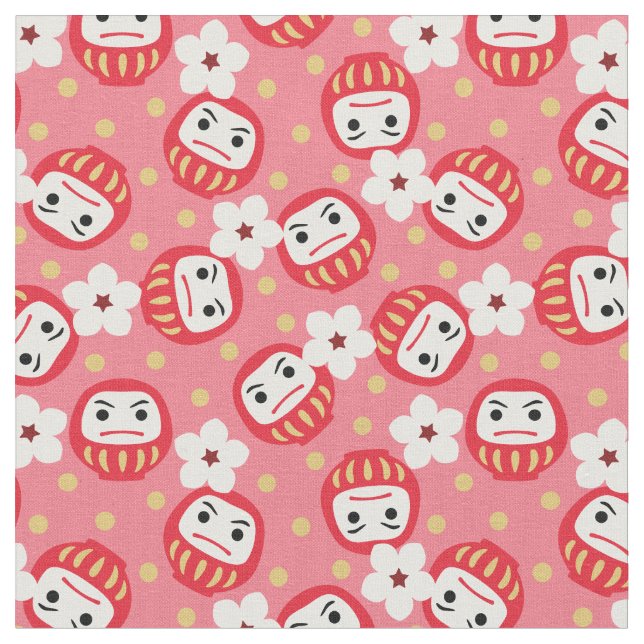 Daruma Fabric (Close Up)