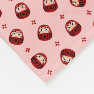 Daruma Fleece Blanket