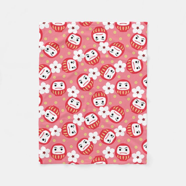 Daruma Fleece Blanket (Front)