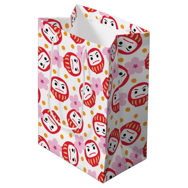 Daruma Medium Gift Bag (Front Angled)