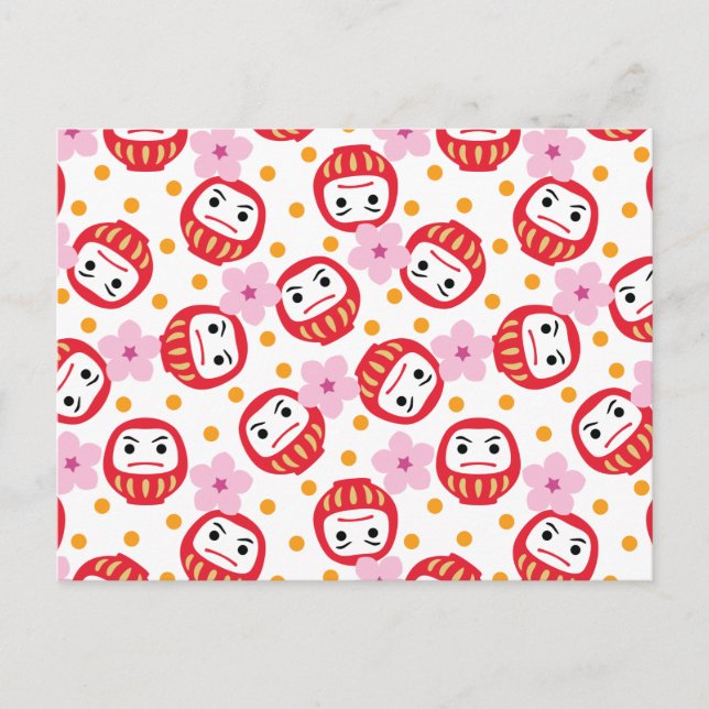 Daruma Postcard (Front)