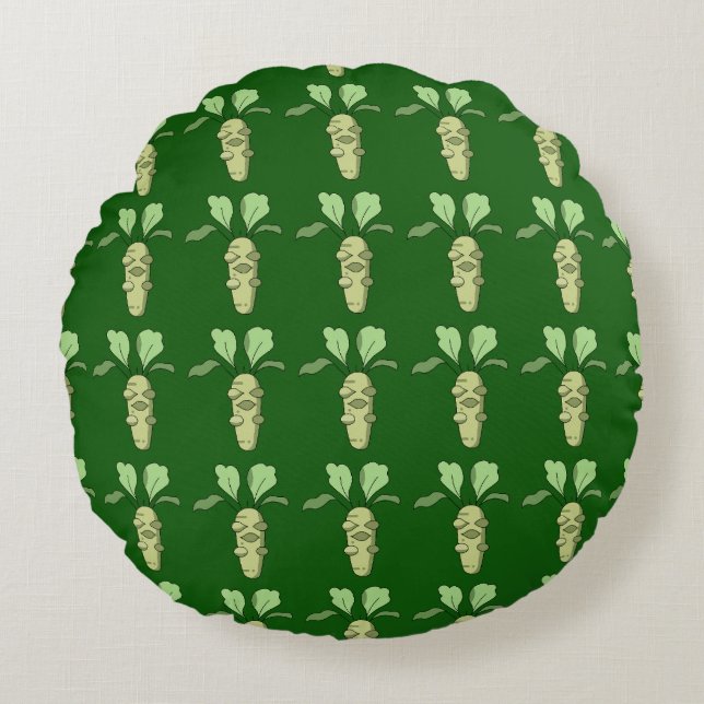 Daruma Round Cushion (Front)