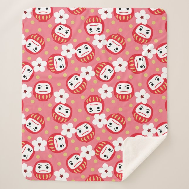 Daruma Sherpa Blanket (Front)