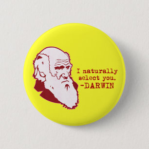 Darwin 6 Cm Round Badge