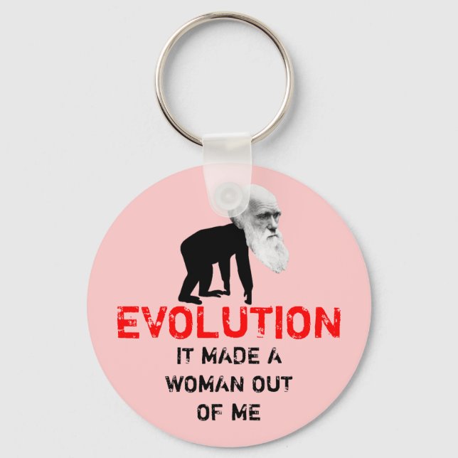 Darwin evolution key ring (Front)
