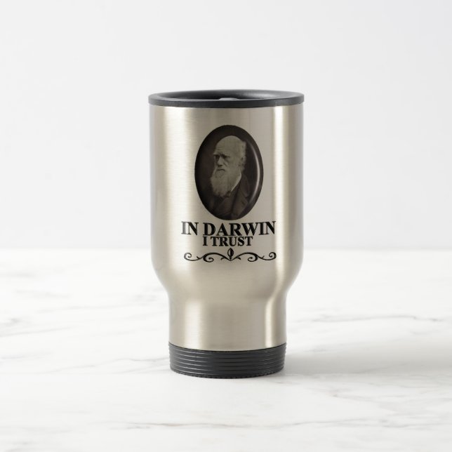 DARWIN I TRUST TRAVEL MUG (Center)