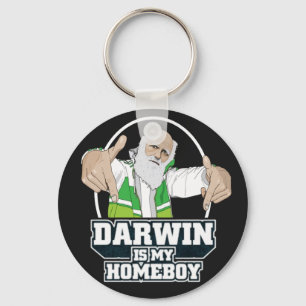 Darwin Is My Homeboy (Full Colour) Key Ring