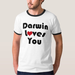Darwin Lves You T-Shirt