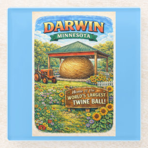 Darwin, MN Minnesota Ball of Twine Coaster