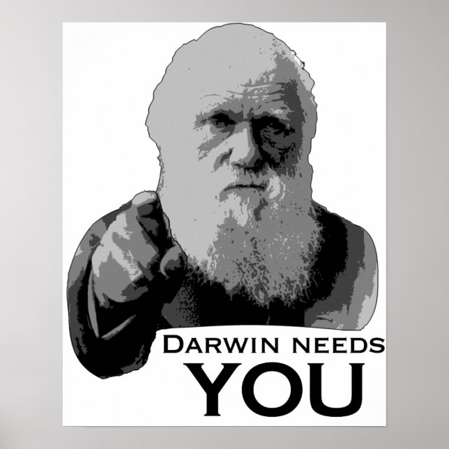 Darwin Needs You! Poster (Front)