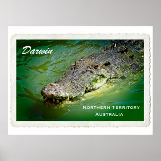 Darwin Northern Territory - Crocodile Poster