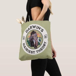 Darwin’s Hairiest Theory Woolly Mammoth Tote Bag