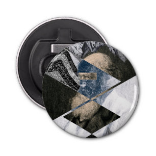 Darwin Was a Geologist Button Bottle Opener