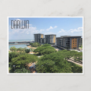 darwin waterfront nt postcard