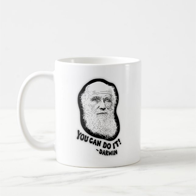 Darwin -  You Can Do It Coffee Mug (Left)