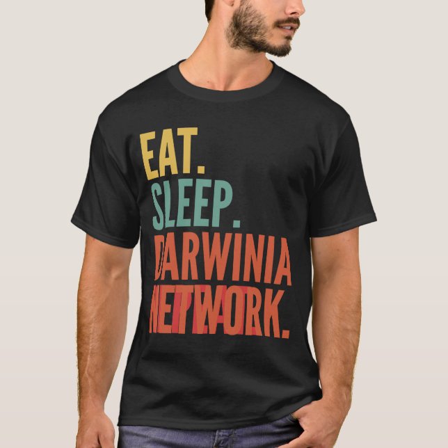 Darwinia Network Crypto Eat Sleep Darwinia Network T-Shirt (Front)