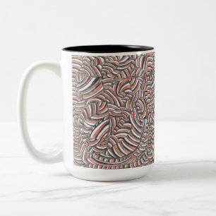 Darya Abstract Hand-Drawn Art Mug