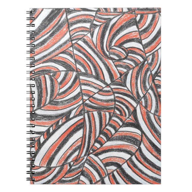 Darya | Abstract Hand-Drawn Art  Notebook (Front)