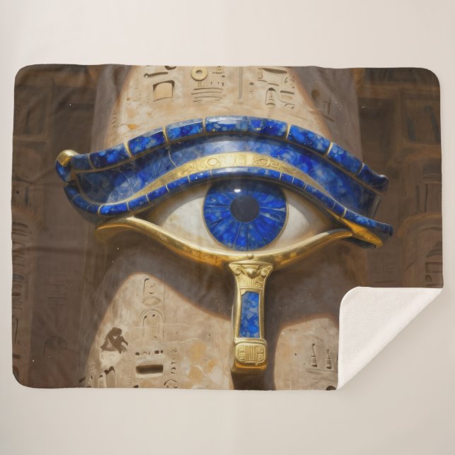 Das Ägyptische Auge´6 Sherpa Blanket (Front (Horizontal))