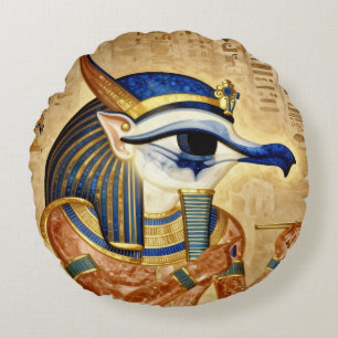 Das Ägyptische Auge Round Cushion
