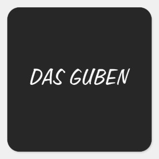 Das Guben Square Sticker