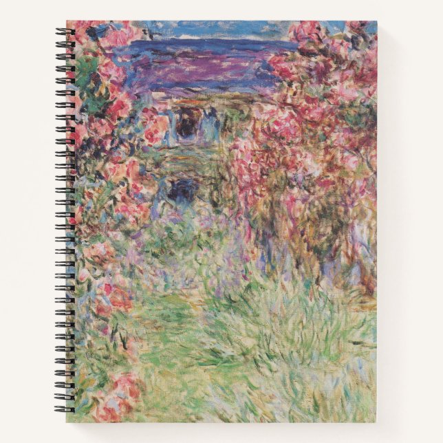 Das Haus in den Rosen - Claude Monet Notebook (Front)