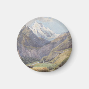 Das Mölltal mit dem Großglockner – Carl Lafite Magnet