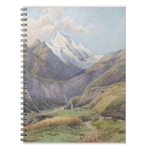 Das Mölltal mit dem Großglockner – Carl Lafite Notebook