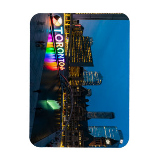 Das Stadtzentrum von Toronto bei Nacht Magnet