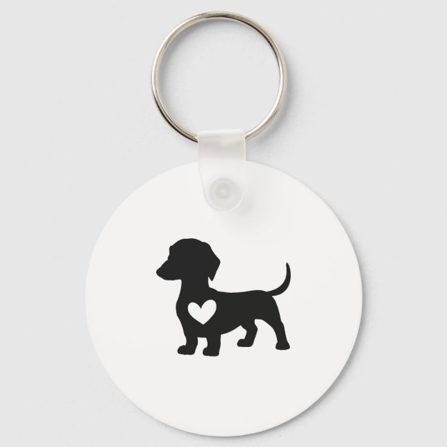 Daschund Copy Copy Copy Copy Copy Copy Key Ring (Front)