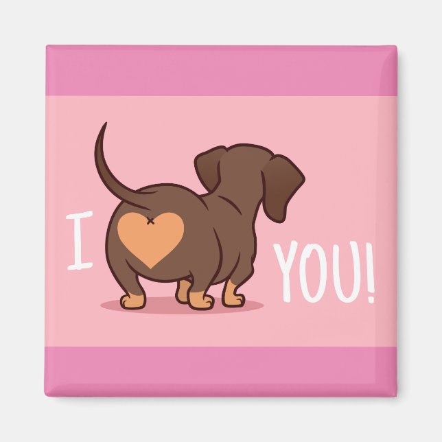 Daschund Magnet (Front)
