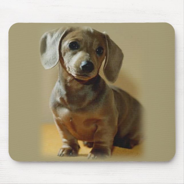daschund mouse pad (Front)