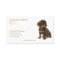 Daschund Puppy Business Card