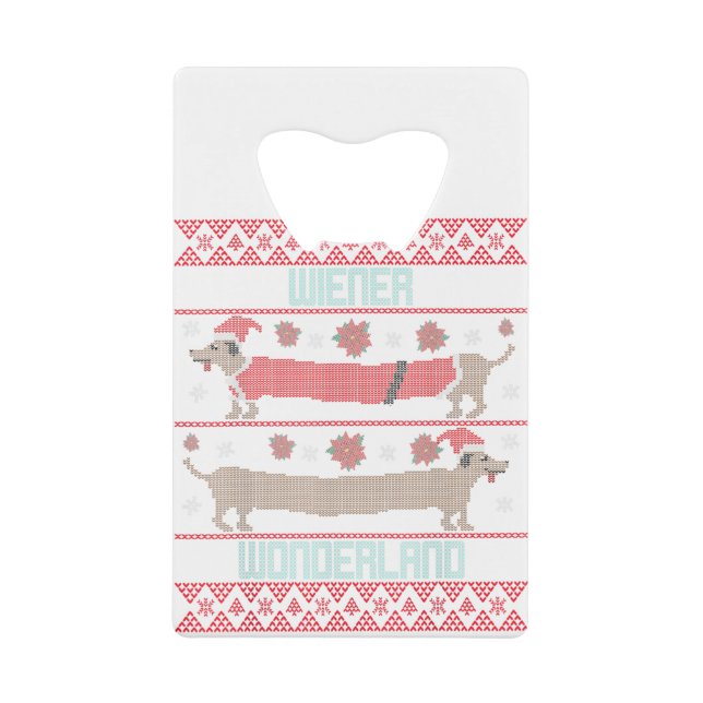 Daschund Sausage Dog Ugly Christmas Sweater Dog Mo (Front)