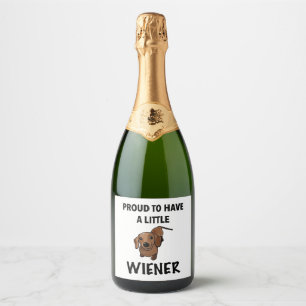 Daschund    sparkling wine label