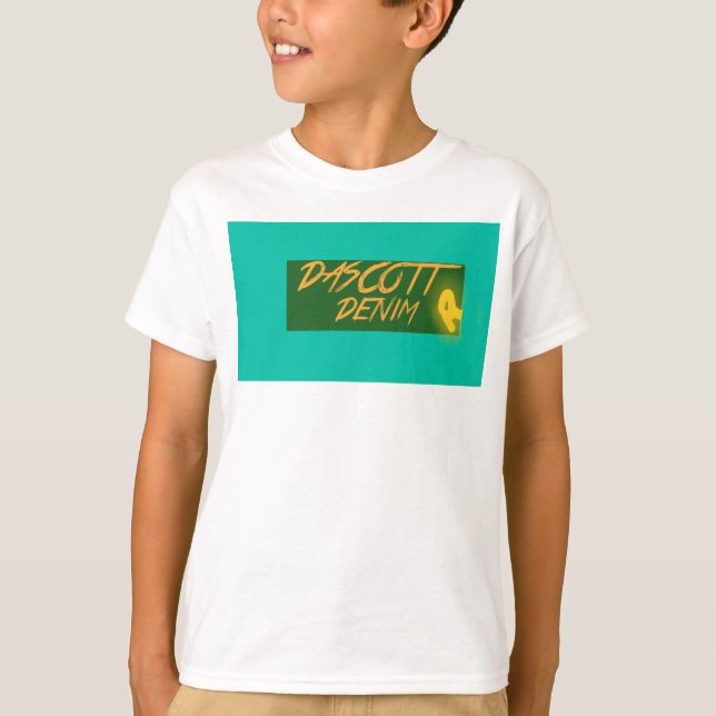 DASCOTT Denim R colorful T-shirt (Front)