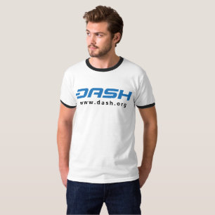 DASH Mens Ringer Blue T-Shirt