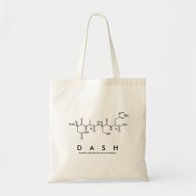 Dash peptide name bag (Front)