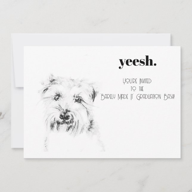 Dash the Dog Invitation (Front)