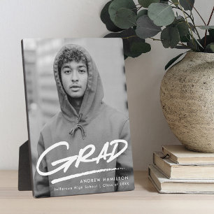 Dashed Graduation Photo Plaque