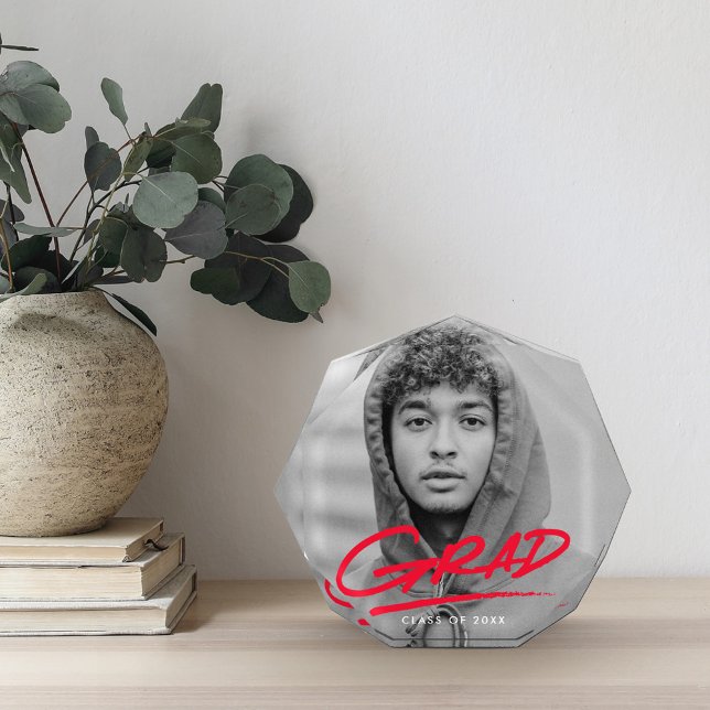 Dashed Red Graduation Photo Block (Creator Uploaded)