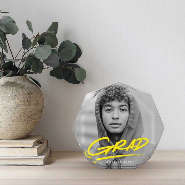 Dashed Yellow Graduation Photo Block (Creator Uploaded)
