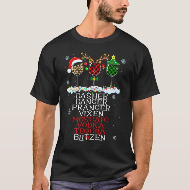 Dasher Dancer Prancer Alcohol Dasher dancer women' T-Shirt (Front)