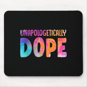 Dashiki Color Unalogetically Melanin Christmas Gif Mouse Pad