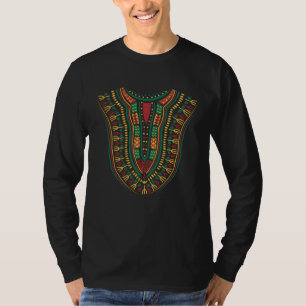 Dashiki Print Kente Cloth Ethnic Pride Kente Afric T-Shirt