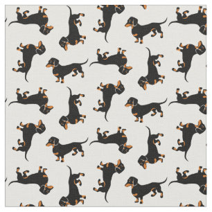 Dashing Dachshunds Fabric