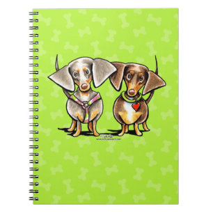 Dashing Dappled Dachshunds Notebook